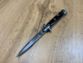 Нож складной, автоматический "Стилет" AKC Italy (черный) 25 см